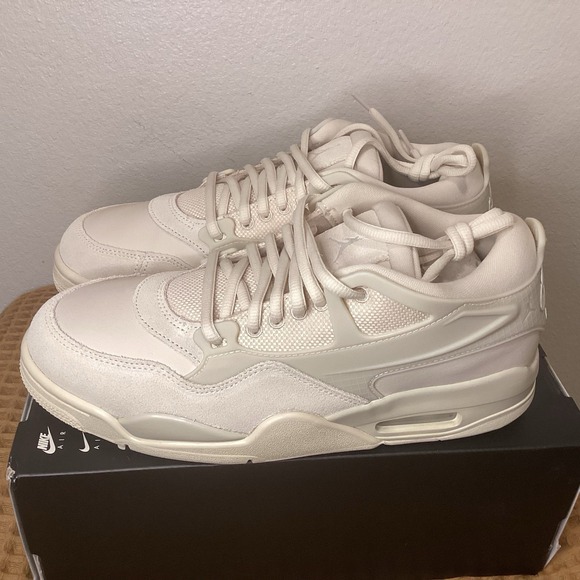 Nike Air Jordan 4 RM AJ4 Mens 9 Women's 10.5 Beige Light Brown Limited Rare - Picture 1 of 8